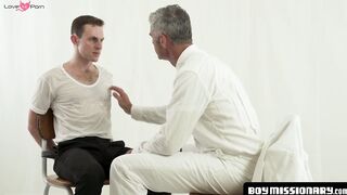 BoyMissionary.com - Young gay's tight hole ravaged by a stud's raw cock