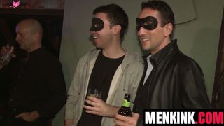 Bar strangers take turns banging and cumming on Mike Martin