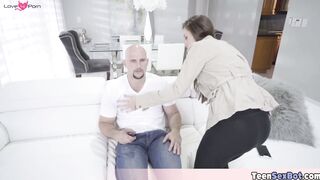 Sexy teen with a time stop application