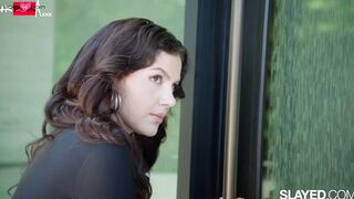 Illicit Affair Curvy Seductress Valentina Nappi and Small Temptress Nicole Vaunt Engage into Steamy Glass Vibrator Encounter