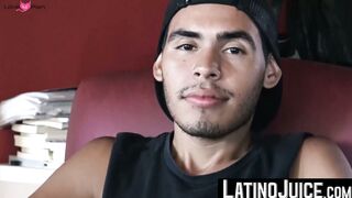 My thick horny cock explored sweet latino Brunos deep ass hole