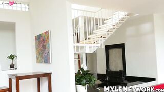 Axil Miller barge in and fucked his boss wife MILF Nina Hartley