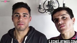 LecheLatinos.com - Straight Latino takes a big cock and cash for a wild raw fuck