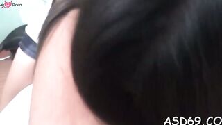 Asian cunt gets poked hard