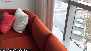Pornstar Invites Fan to Hotel Room- He Covers Her Tiny Body With A MASSIVE Cumshot