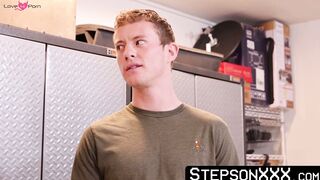 Helping ripped Jax Thirio release his arousal by offering my ass for him to fuck