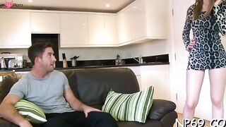 Breathtaking busty Stella Cox gets off with big sausage