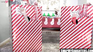 SwapMyDaughters.com - Kyler Quinn and Alice Pink share their twats for a playful ride