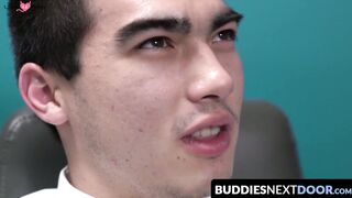 BuddiesNextDoor.com - Jock employee enjoys bareback sex with his boss in a steamy off