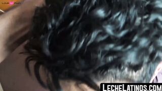 LecheLatinos.com - Young Latino's dick and cum-filled mouth debut
