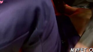 Silk and leather get him hard