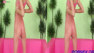 Magnificent young blonde bimbo Agnessa gets awesome bang