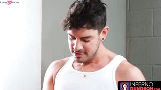 InfernoDungeon.com - Declan Blake and Ace Stallion's raw fisting encounter