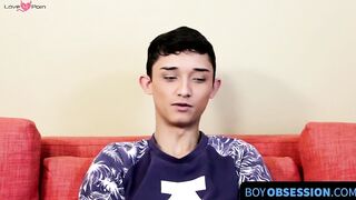 BoyObsession.com - Casey Xander's solo pleasure session unfolds on camera