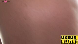 UKSubSluts.com - Kitty Misfit's Pascal throat and pussy slam and rough handling