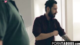 PornTaboos.com - Beautiful Athena Rayne earns a messy facial while stepdad watches an