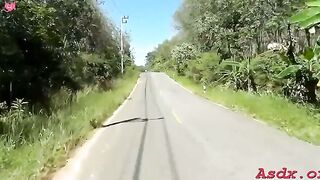 Phallus hardens with prodigious asian bimbo 's twat