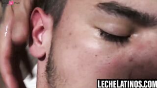 LecheLatinos.com - Foursome with Emi Walter and Axel's horniness