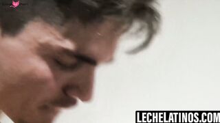 LecheLatinos.com - Foursome with Emi Walter and Axel's horniness