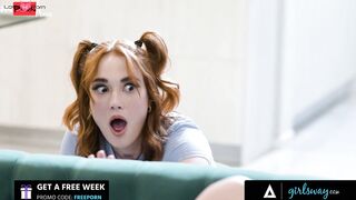 BRUTAL MASTURBATION GOALTEND Sneaky Red Head Maid Behind Homely Abroad Ted Caught Spying Dunlop Giant Ho