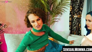 SensualMomma.com - Stepdaughter Blue catches Katt in a compromising online position