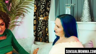 SensualMomma.com - Stepdaughter Blue catches Katt in a compromising online position