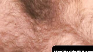 MenWorkinXXX.com - Seasoned worker tugs his dick in the shower and cums solo intensel