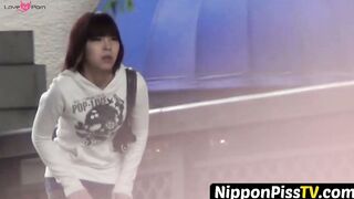 NipponPissTV.com - Japanese schoolgirl plays with herself and soaks her panties openl