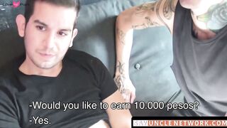 SayUncleNetwork.com - Straight Latino's hardcore raw bareback sex for cash adventure