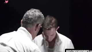 BoyMissionary.com - Inexperienced gay's initiation into raw pounding passion