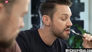 MyCreepyDad.com - Naughty stepson's hardcore, raw anal banging by inked, hung stepdad