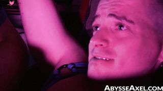 Passionate kissing and hardcore anal double fisting by hungry Axel Abysse and his twi