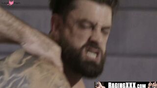 RagingXXX.com - Alpha Wolfe the gorgeous inmate craves Pierce Paris's massive cock