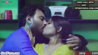 4 office Sexy Girls With A Office Boss Hardcore Romantic Sex