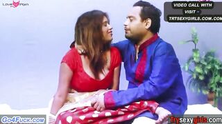 Hot and Beautiful Newly Wife Having Romantic Sex with Husband Full Night