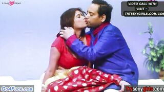 Hot and Beautiful Newly Wife Having Romantic Sex with Husband Full Night