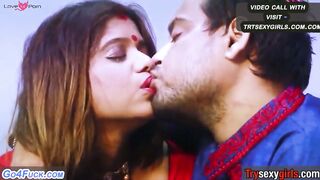 Hot and Beautiful Newly Wife Having Romantic Sex with Husband Full Night