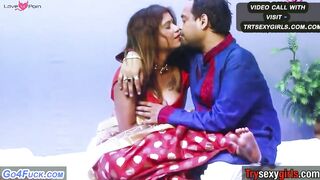 Hot and Beautiful Newly Wife Having Romantic Sex with Husband Full Night