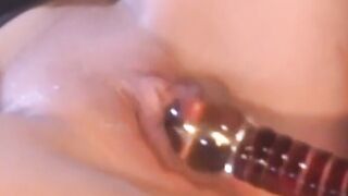 PussyCatsLatex.com - Big ass lesbian's paddling submission to leather-clad mistress