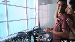 Alberto Chimal lets Cain Gomez fuck him while James VIP is away