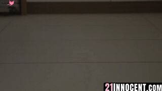 21Innocent.com - Lisi Kitty sucks big dick and takes it in her ass by jock Josh