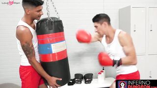 InfernoDungeon.com - Apollo Fates' raw breeding and fisting session with jock Jim Fit
