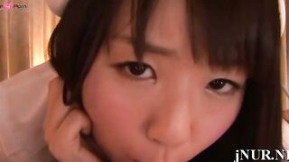 Ambitious eastern slut Tsubomi blowing for good