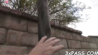 Interracial threesome sex