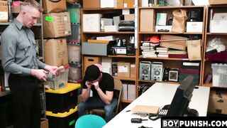 BoyPunish.com - Young thief's intense domination with a dildo and raw cock by a horny