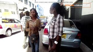 Lesbo Outside Pick Up Ends Into Ebony Wc