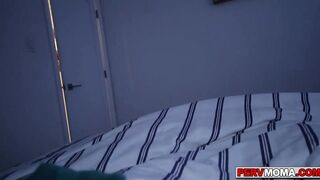 Stepson letting her big tit stepmom suck his penis and loving