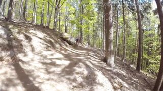 i was caught while i fucked with stranger into woods