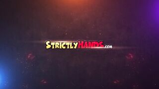 StrictlyHands - Tight Tanned Jenn Jerks Dick Like A Machine