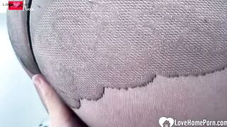 Caught into the Act Step Sisters Brazen Balcony Blow Job